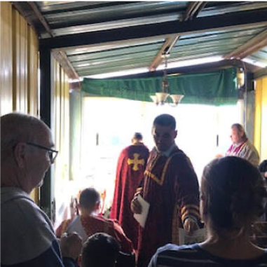 A visit from our Byzantine friends